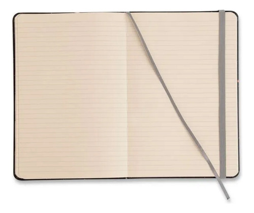 Cuaderno Cicero Estampado A5 - Espaço Tempo Blanco Rayado Color Astral/Espaço Tempo Blanco - Rayado