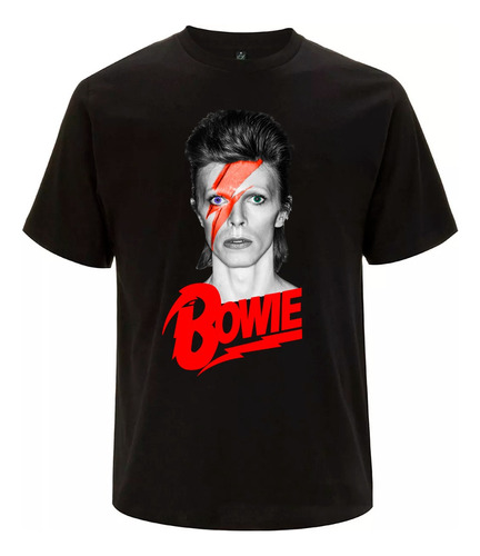 Remera David Bowie 100% Algodon Premium - Adultos Y Niños