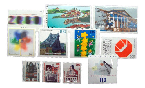 Alemania, Lote 11 Sellos Diferentes Año 2000 Mint L4620