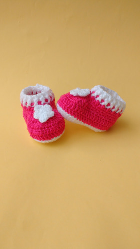 Escarpines Tejidos De Lana Para Bebes