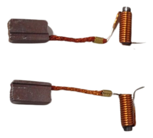 Escovas De Carvão Nacional 17mm X 9,5mm - Kit Com 2 Unidades