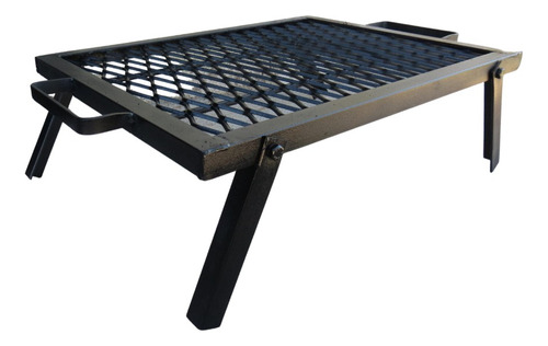 Parrilla 40x32 Patas Plegables-reforzada-hogar-obra-camping