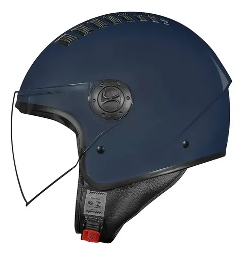 Capacete Race Tech One Vintage Monocolor Azul Fosco 56/s
