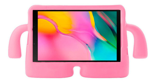 Capa Infantil Arctodus Para Tablet Tab A8 10.5 X200 / X205 Cor Rosa-claro