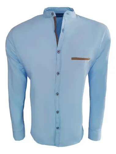 Camisas de vestir para hombre azul cielo sale