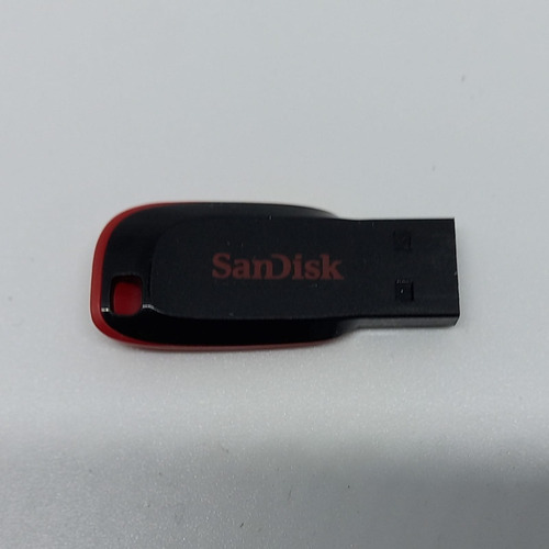 Pendrive Sandisk Cruzer Blade 128gb 2.0 Negro/rojo (openbox)