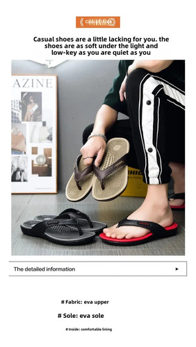 Zapatillas Casuales De Playa De Eva Para Hombre