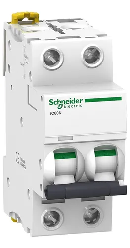 comprar Llave Termica Bipolar 2x25 Schneider 25a Acti9 Curva C 10ka