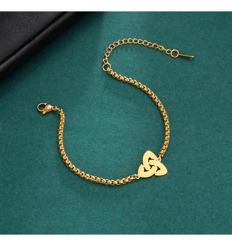 Pulsera Celta Triquetra Ajustable Para Hombre Y Mujer Sipuri