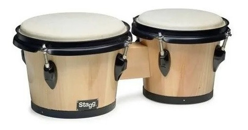 Bongo Stagg Sb200n 6.5 Y 7.5 Natural Llave Afinacion