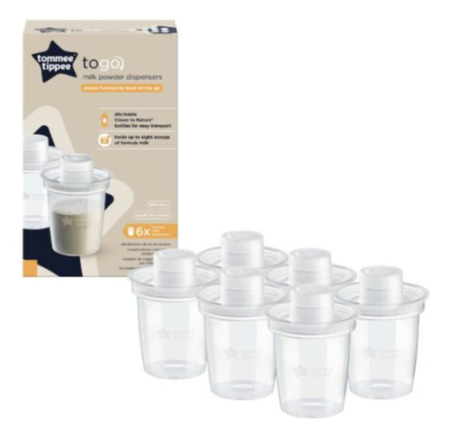 Contenedor Recolector De Leche Tommee Tippee X6 Unidades