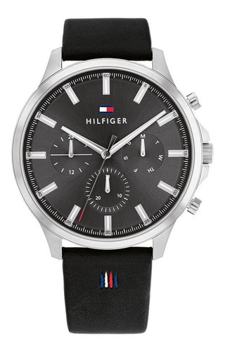 Imagen 1 de 4 de Reloj Tommy Hilfiger Para Hombre De Cuero 1710495