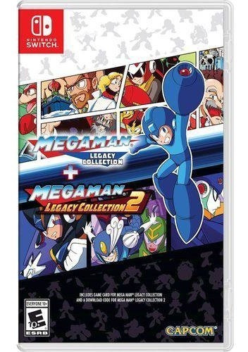 Switch Mega Man  Legacy Collection 1 + 2 Novo Lacrado 