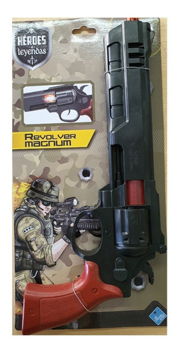 Revolver Pistola Magnun A Fricción De El Duende Azul