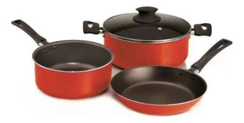 Batería De Cocina 4 Piezas Jovifel Antiadherente Piamonte 