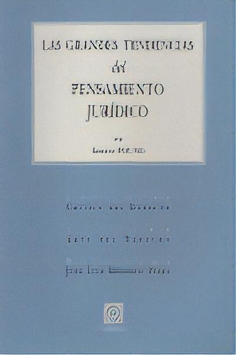 Grandes Tendencias Pensamiento Juridico, De Pound,roscoe. Editorial Comares En Español