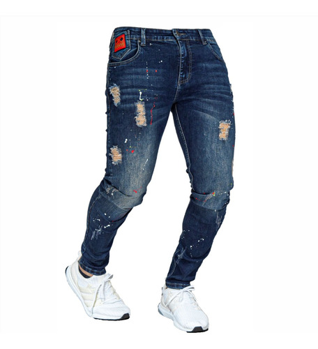 Jean Slim Skinny Elastico Exclusivo De Diseñador Urban