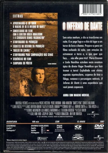 O Inferno De Dante Dvd Original Novo Edição Universal