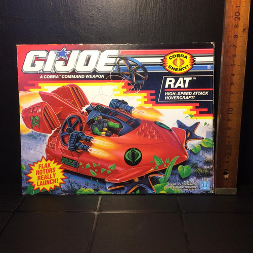 G.i. Joe Solo La Caja Del Rat Original De Los Años 80s 