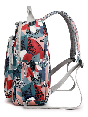 Mochila Casual, Ligera E Impermeable De Viaje De 20 L Color Rosa