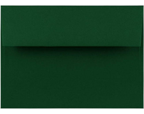 50x Envelope Colorido  Verde Escuro 110x162mm