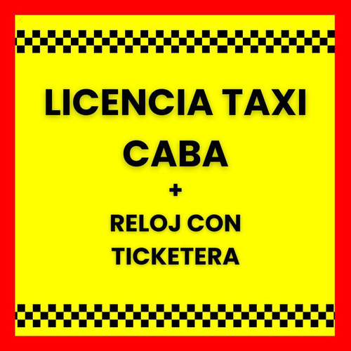 Licencia Taxi Caba