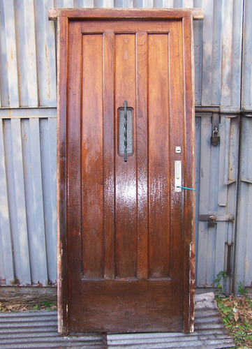 Puerta De Entrada Madera Roble Roble (Usado)
