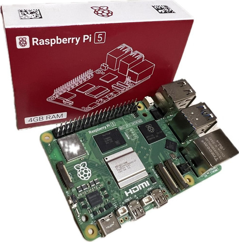 Kit Com 10 Peças Raspberry Pi 5 Pi5 4gb Ram Na Caixa