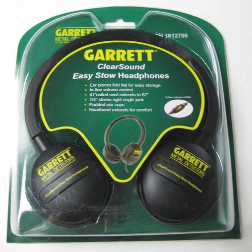 Auriculares Garrett Clearsound Easy Stow Con Volumen Integra