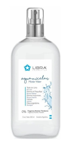 Agua Micelar Limpieza Facial X 250ml Libra 