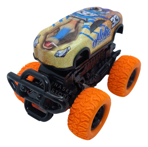 Auto 4x4 Friccion Truck Monster Camioneta Resorte Animales