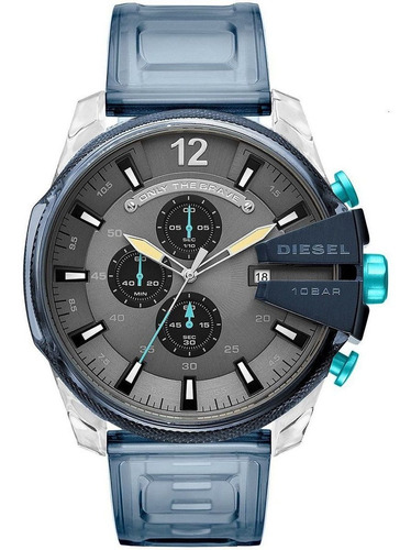 Relógio Diesel Mega Chief Light Blue Dz4487