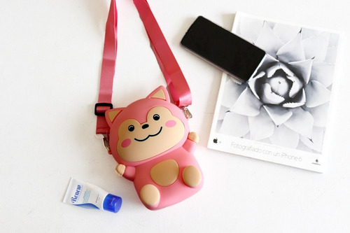 Imagen 2 de 5 de Bolso Silicona De Moda Estilo Coreano Con Correa