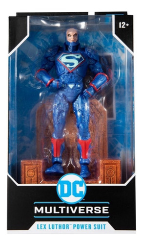 Figura Lex Luthor Power Suit Mcfarlane Dc Multiverse Trono (Usado)