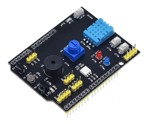 Shield Multifuncion V1 Arduino Uno 9 En 1 Dht11 Lm35 Buzzer