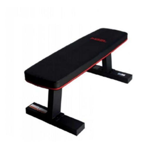 Banca Plana Para Ejercicio Pesas Gimnasio Multifuncional Gym Negro