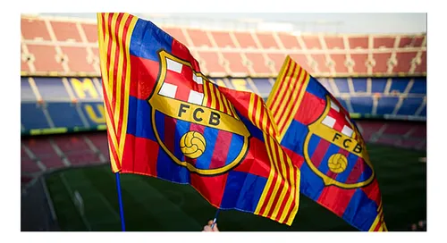 Bandera Fútbol Club Barcelona 1.50x90cm Barca Exterior Grand