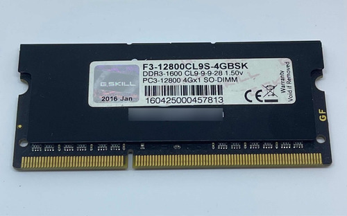 Memoria Ram 4 Gb Ddr3 12800 Macbook Y Windows 