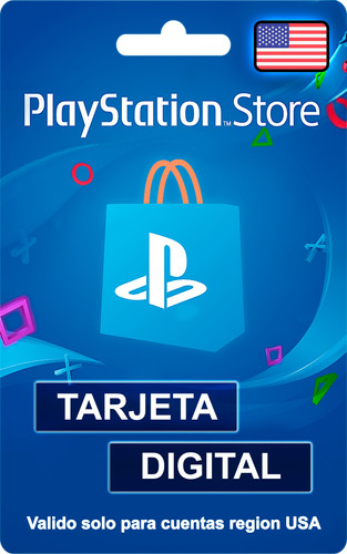 Tarjeta Playstation Store Usa Gift Card Saldo Digital