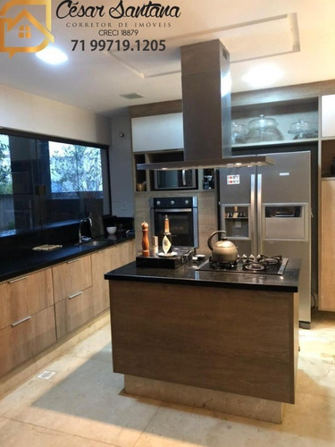 Imagem 19 de 30 de Casa Térrea 4 Suítes Em Condomínio Fechado - Lauro De Freitas - Ca01171 - 70544717