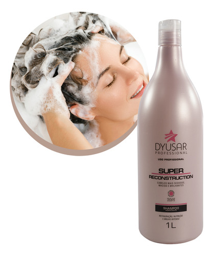 Shampoo De Reconstrução Hidratação Intensa Dyusar 1 L