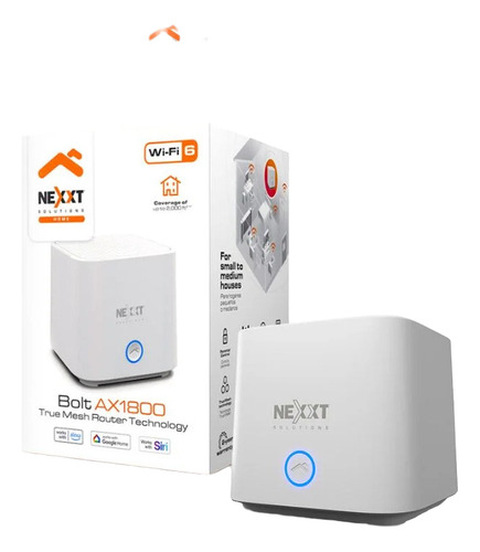 Nexxt Home Mesh Router Ncm-x1800 Wifi 6 Hogares Inteligentes