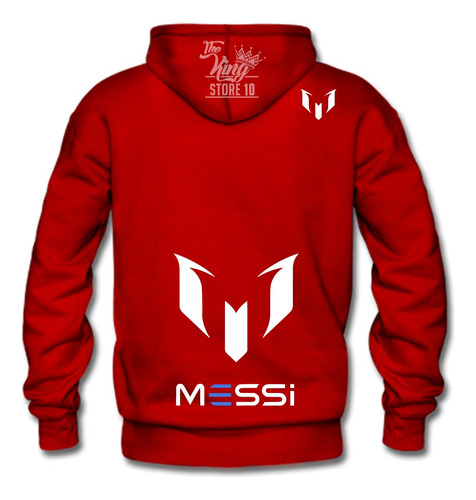 Poleron Con Cierre, Messi, La Pulga, Futbol, Fanaticos, Xxxl, Thekingstore10