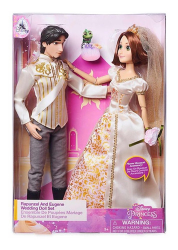 Muñeca Rapunzel Y Eugene Novios - Enredados Disney Store