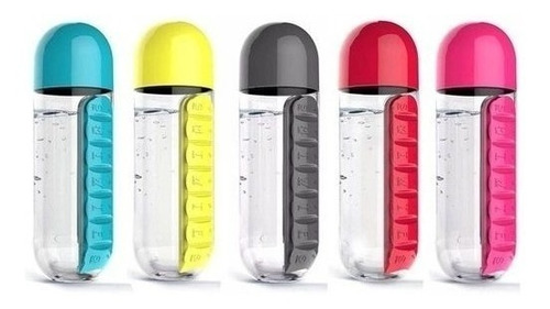 Squeeze With Tablet Holder, 600 ml, 2 en 1. Color: negro.