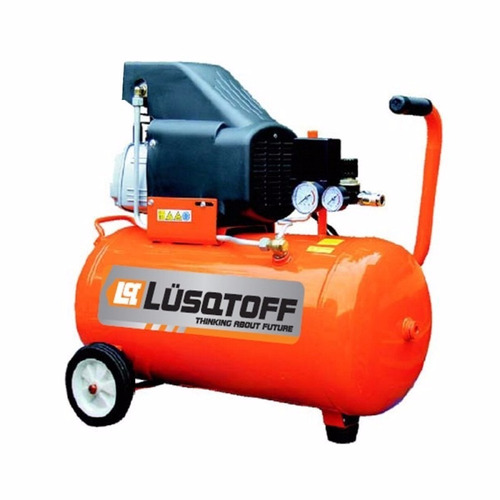 Compresor De Aire 25 Litros 2 Hp Lusqtoff + Kit 5 Piezas