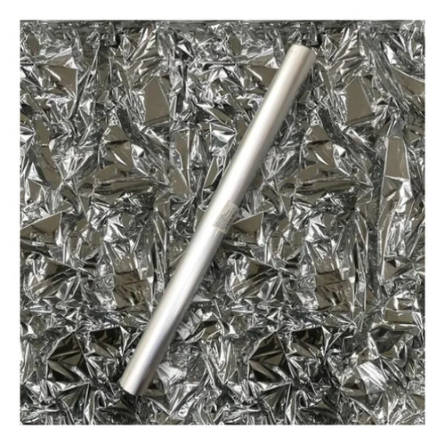 Rollos Papel Metalizado 8 Mts X 50 Cm Plateado