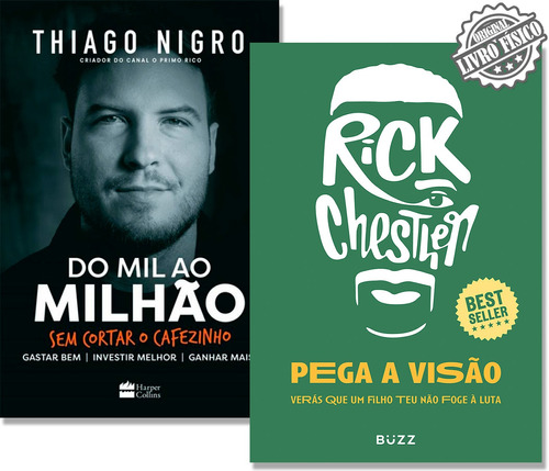 Livros Do Mil Ao Milhão + Pega A Visão