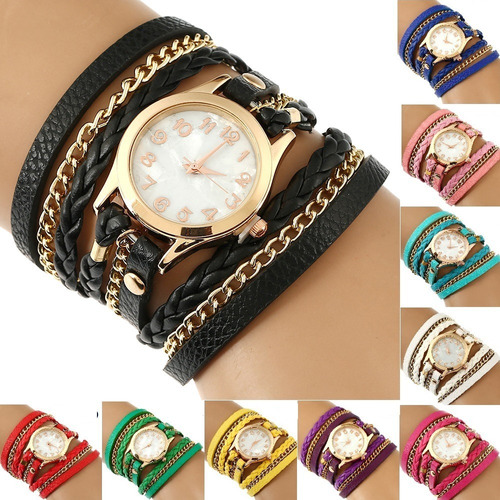 Reloj Pulsera Mayoreo Brazalete Dije Mujer Dama Variedad