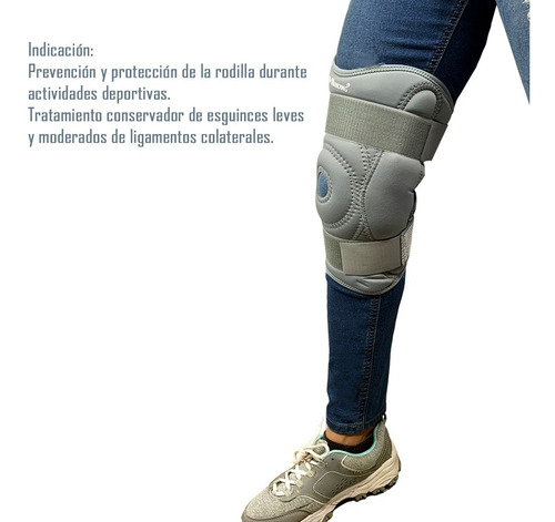 Rodillera Policentrica Con Barras Laterales - Blunding